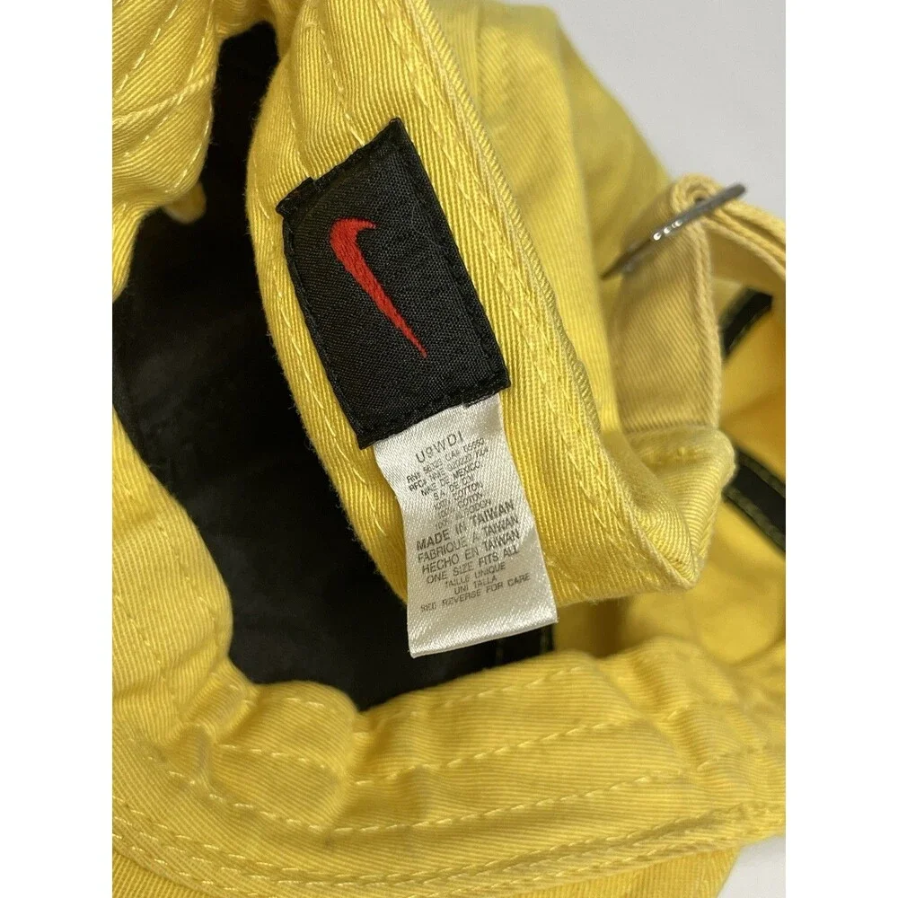 Nike Yellow Women's Small Or Youth XL Cotton Dad Hat Cap Adjustable